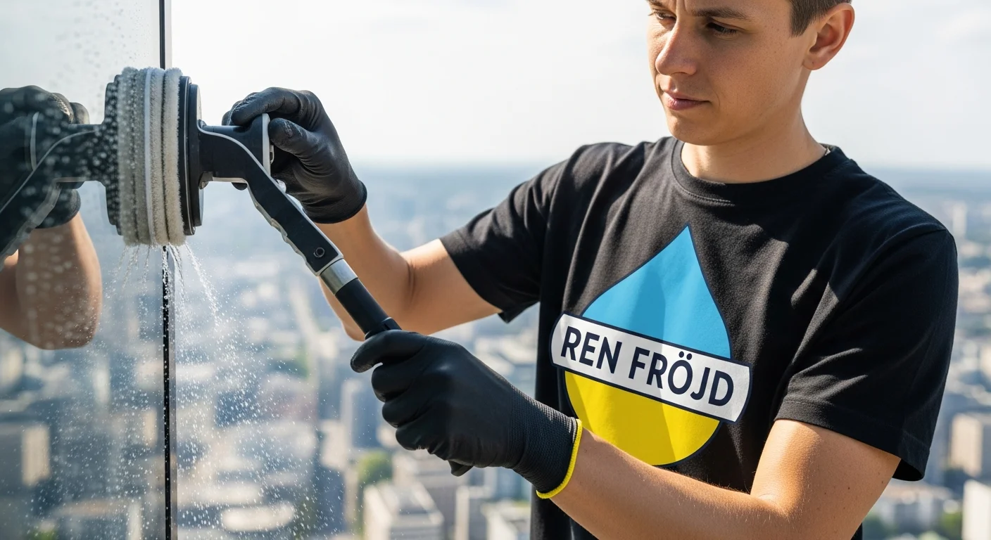 Double Sided Window Cleaner: Easy & Safe Exterior Glass Cleaning